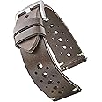 STUNNING SELECTION ALPINE Vintage Leather Watch Band - Replacement Watch Bands for Women & Men - Compatible with Regular & Smart Watch Bands