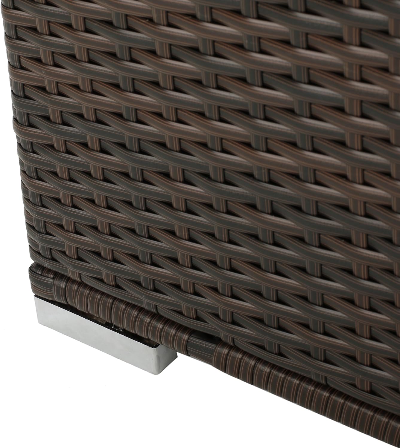 Christopher Knight Home Santa Rosa Wicker Storage Box, Multibrown : Garden & Outdoor