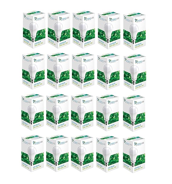 SYSKA 9-Watts B22 LED White Bulb, Pack of 20 (Ssk-SRL-9W)
