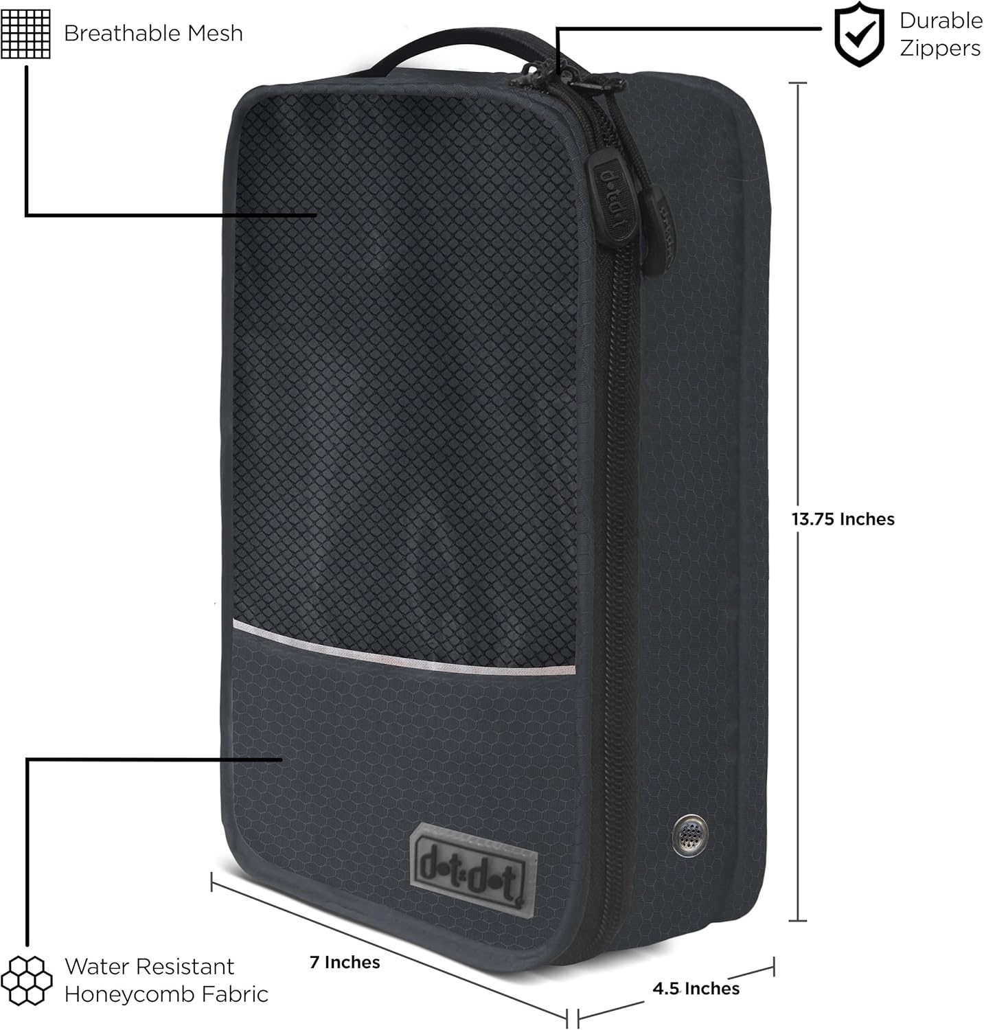  | Golf Shoe Bag for Men and Women - Mens Womens Shoe Tote | Travel Accessories