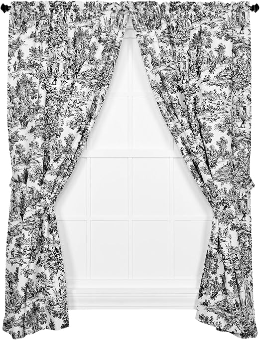Amazon Com Ellis Curtain Victoria Park Toile 68 Inch By 84 Inch