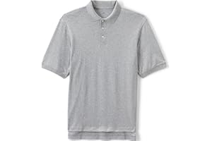 Lands' End Kids School Uniform Polo – 100% Cotton Comfort That Lasts All Year, Easy-Care, Short Sleeve