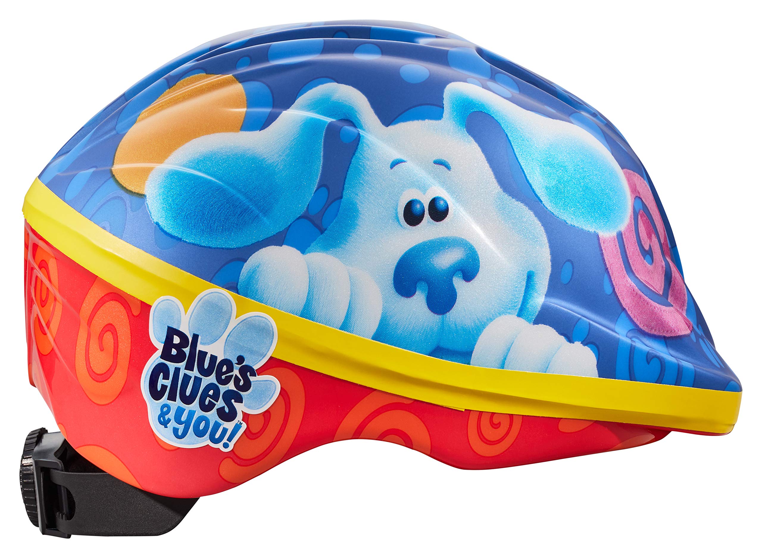 Nickelodeon Kids Paw Patrol and Blue's Clues & You Bike Toddler Helmet, Girls and Boys, Easy Adjust Dial Fit, Multi-Sport Helmet