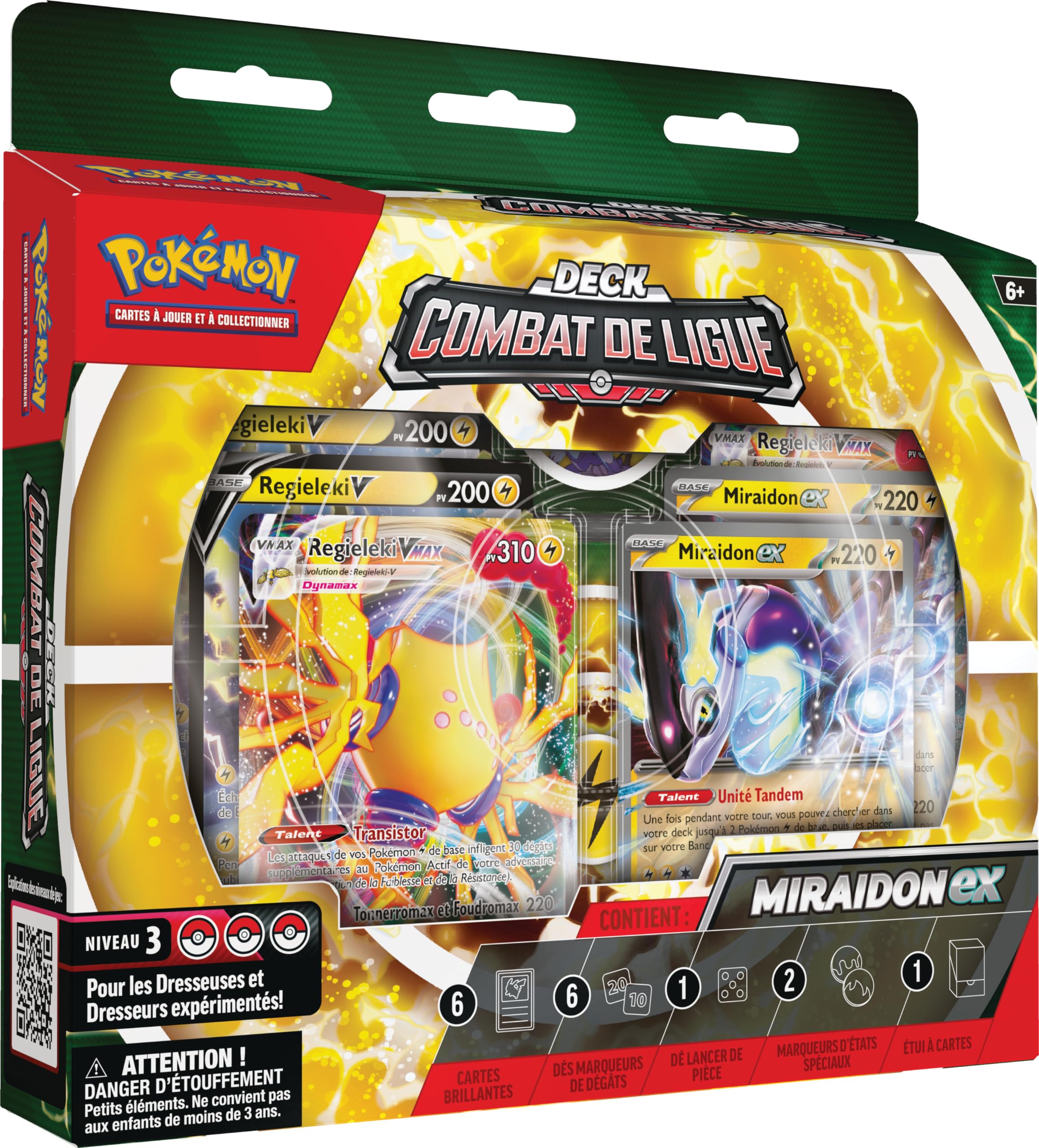 Pokémon Pokémon TCG Miraidon-ex League Combat Deck (A 60-Card Ready-to-Use Deck Containing Miraidon-ex and Regieleki-VMAX)
