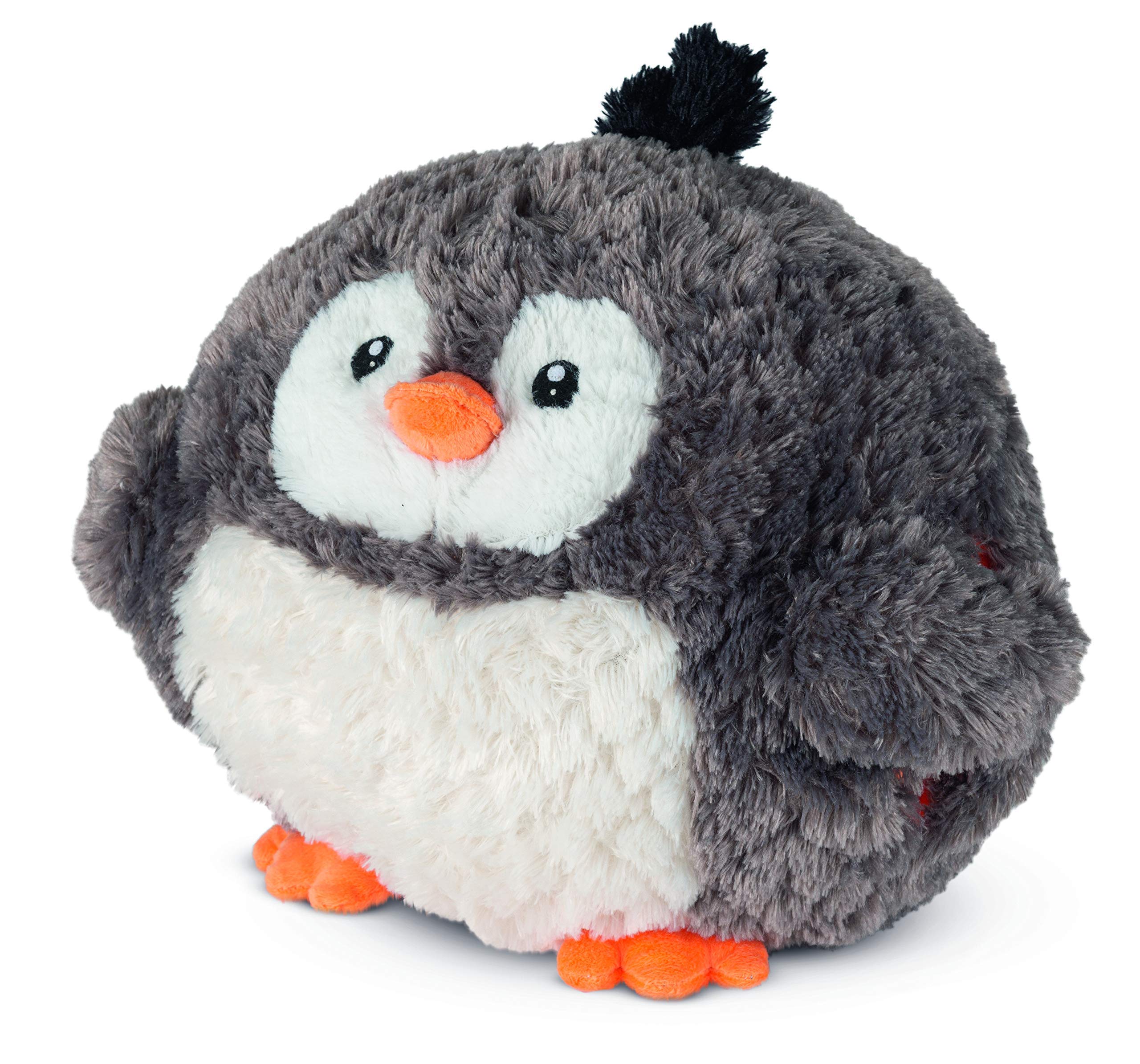 COZY NOXXIEZ Plush Hand Warmer Toys - Safari Animals - Childrens Cute Pillows, Fluffy Soft Plushies, Reusable Animal Cushion Presents for Girls, Boys, Babies (Penguin)