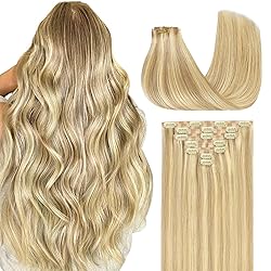 GOO GOO Clip in Hair Extensions Real Human
