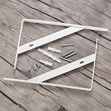 HAOCHEN Heavy Duty 8P Ceiling? No: 8 Pieces Shelf Brackets 200x120mm White view 3