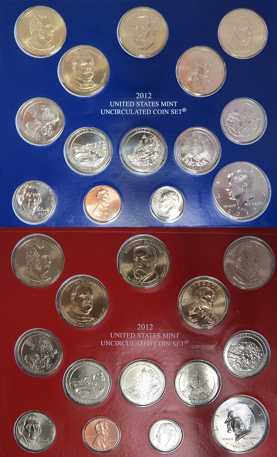 2012 Various Mint Marks Mint Set Perfect Uncirculated at Amazon's