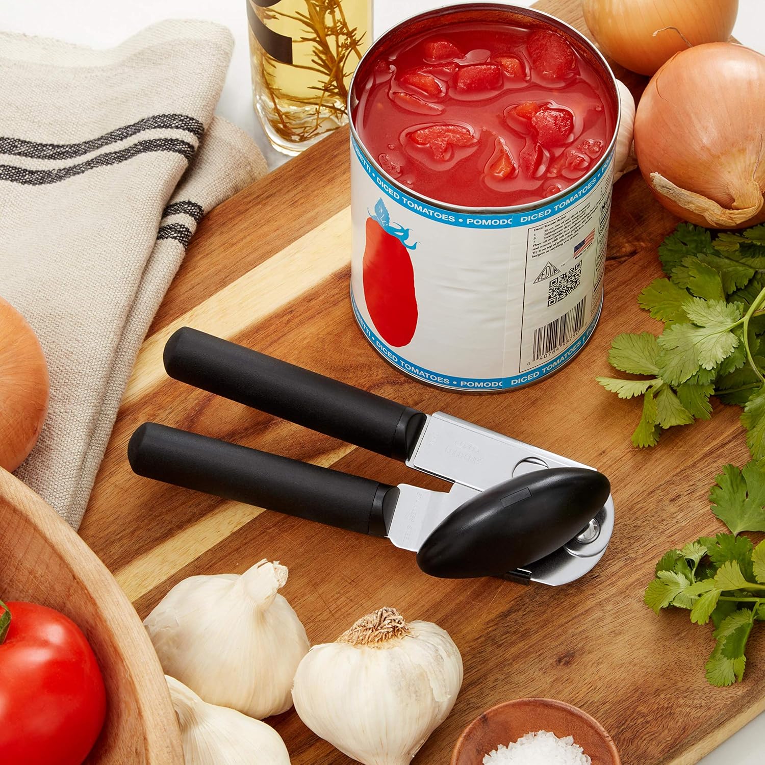 OXO Good Grips Soft-Handled Can Opener,Black,None: Home & Kitchen