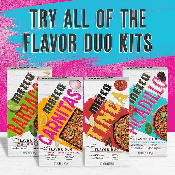 MEZCO PICADILLO FLAVOR DUO, SAUCE, SPICE AND HERB BLEND, MEAL PREP KIT, 6.24 OZ