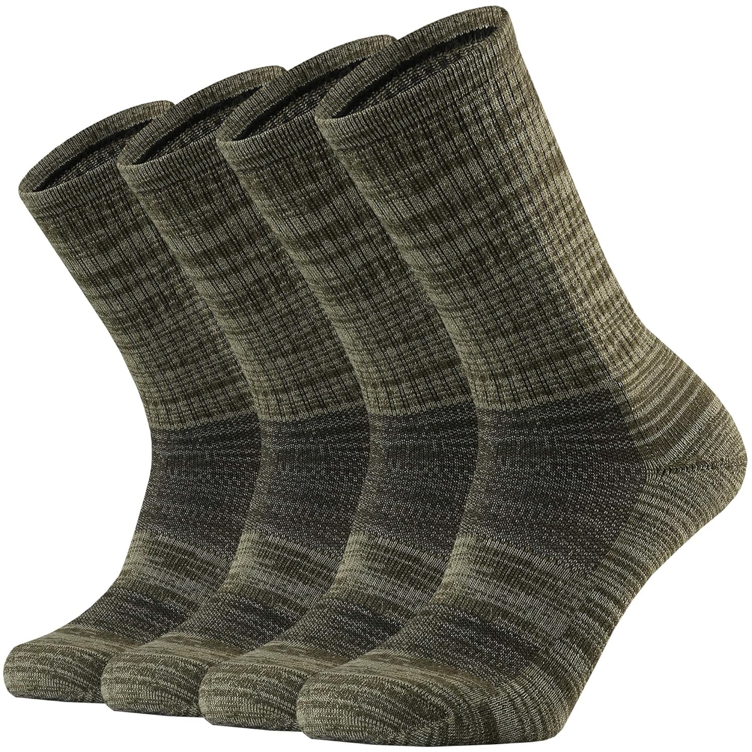 Ortis Men's Merino Wool Moisture Wicking Outdoor Hiking Cushion Crew