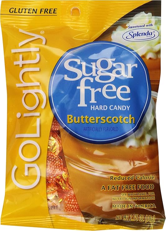 GoLightly Sugar Free Butterscotch Hard Candy 78 g Amazon.co.uk Grocery