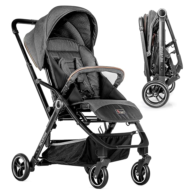 title=Hoco Buggy Reverse- Passeggino leggero, seduta reversibile fronte mamma e fronte