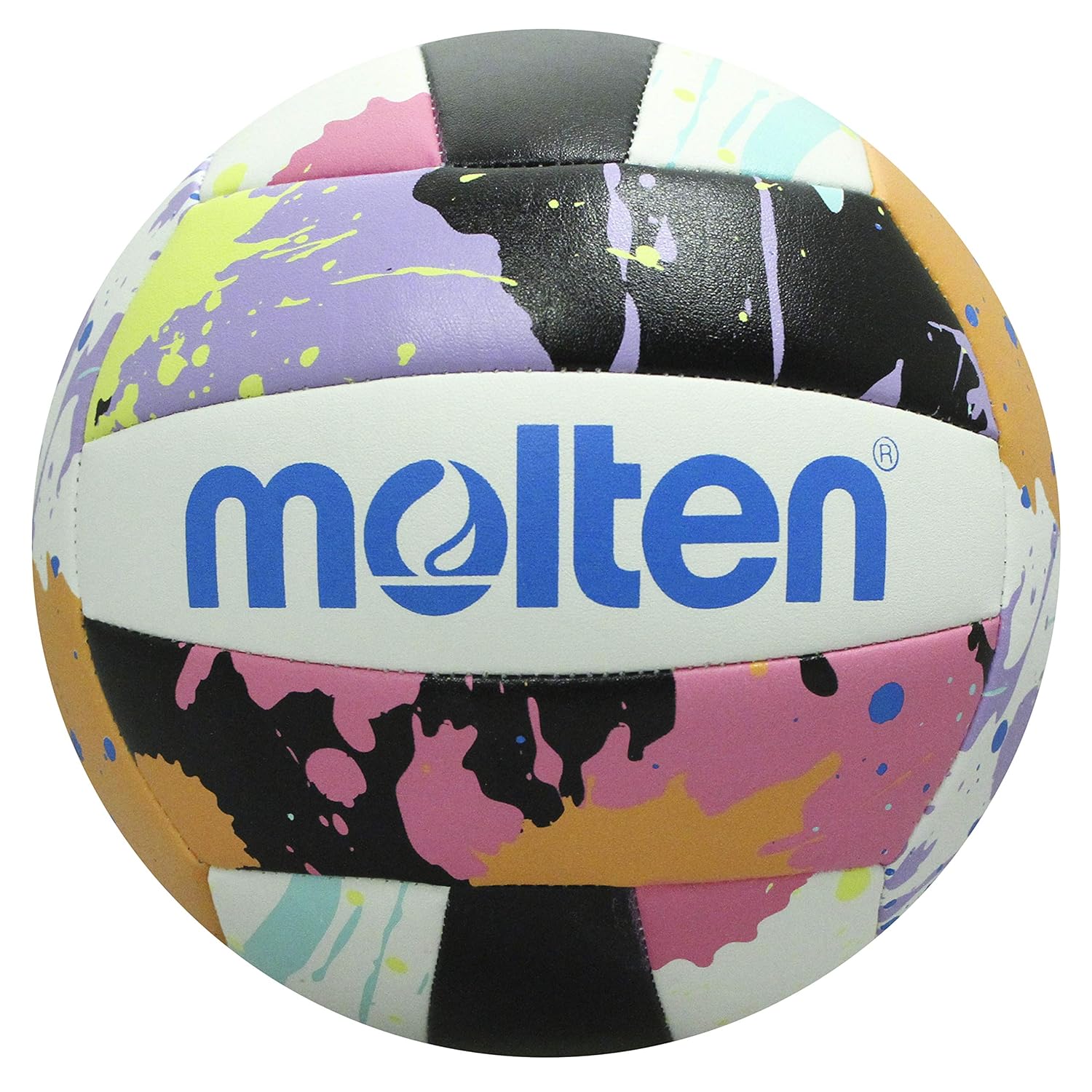 Molten MS500-3 recreatieve volleybal, rood/wit/blauw, officiële maat en gewicht