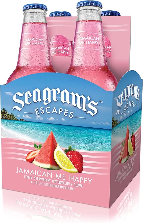 Seagrams Escapes Jamaican Me Happy, 4 pk, 11.2 oz bottles
