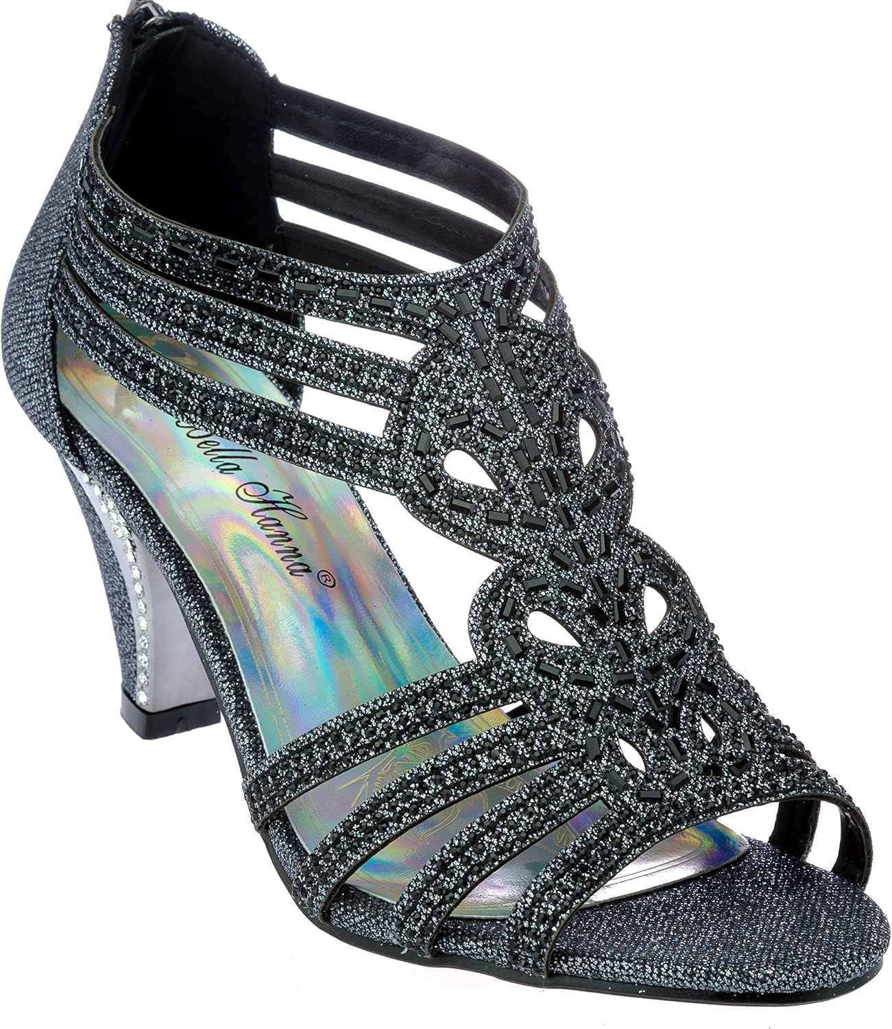 Shoes Picker kinmi25 Women Evening Sandal Rhinestone DressShoes