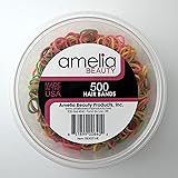 500 Count Rubber Bands in Re-closable Container for