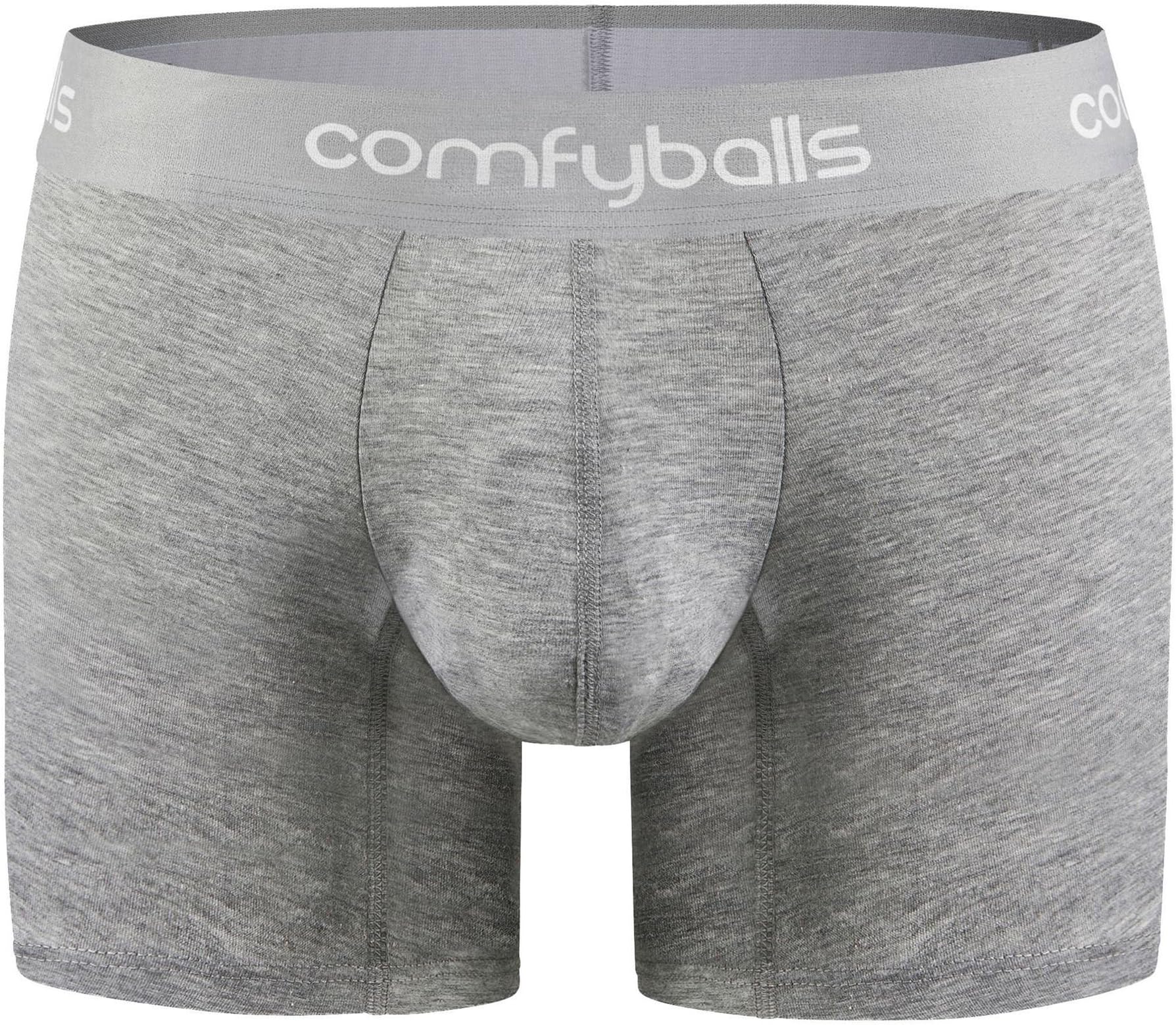 ComfyBalls Mens Wood Long Boxer Shorts