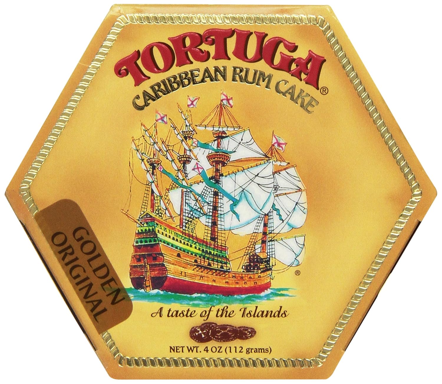 TORTUGA Caribbean Original Rum Cake with Walnuts - 4 oz Rum Cake - The Perfect Premium Gourmet Gift for Stocking Stuffers, Gift Baskets, and Christmas Gifts - Great Cakes for Delivery