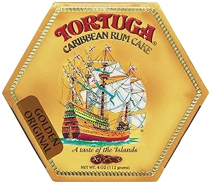 TORTUGA Caribbean Original Rum Cake with Walnuts - 4 oz Rum Cake - The Perfect Premium Gourmet Gift for Stocking Stuffers, Gift Baskets, and Christmas Gifts - Great Cakes for Delivery