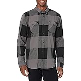 RVCA Mens Standard Fit Long Sleeve Button Up Flannel Shirt