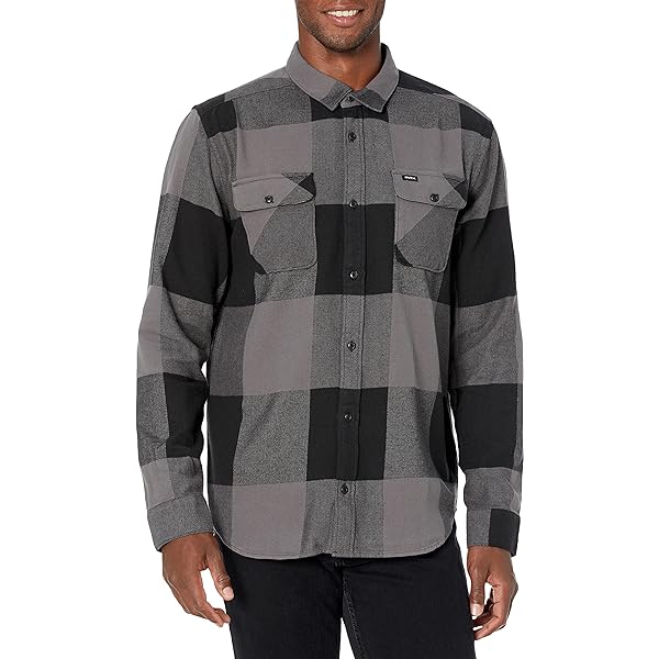 Camicia a Maniche Lunghe Uomo Hurley Portland Organic Marrone