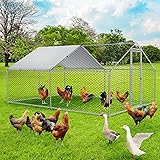 RITSU Large Metal Chicken Coop Run for 10/15