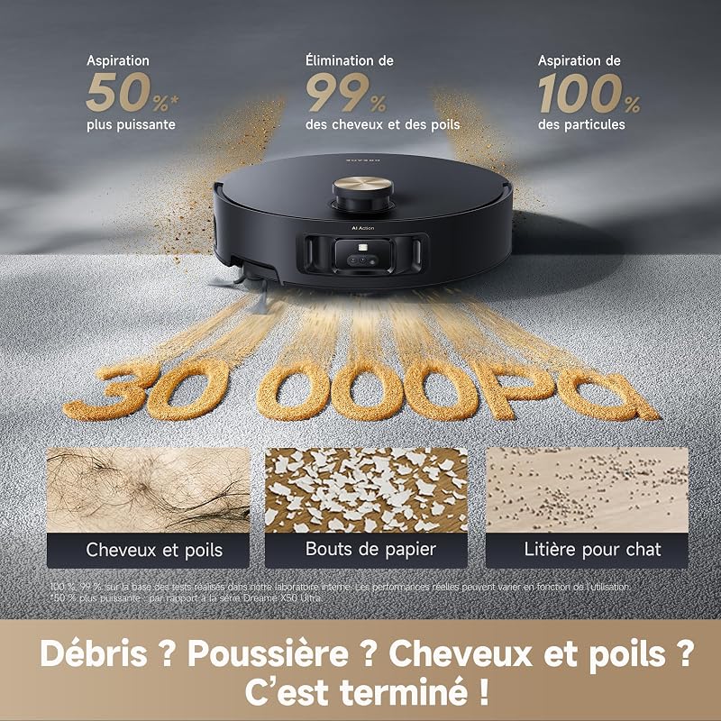 Aqua10 Roller Robot Aspirateur avec Lavage AquaRoll
