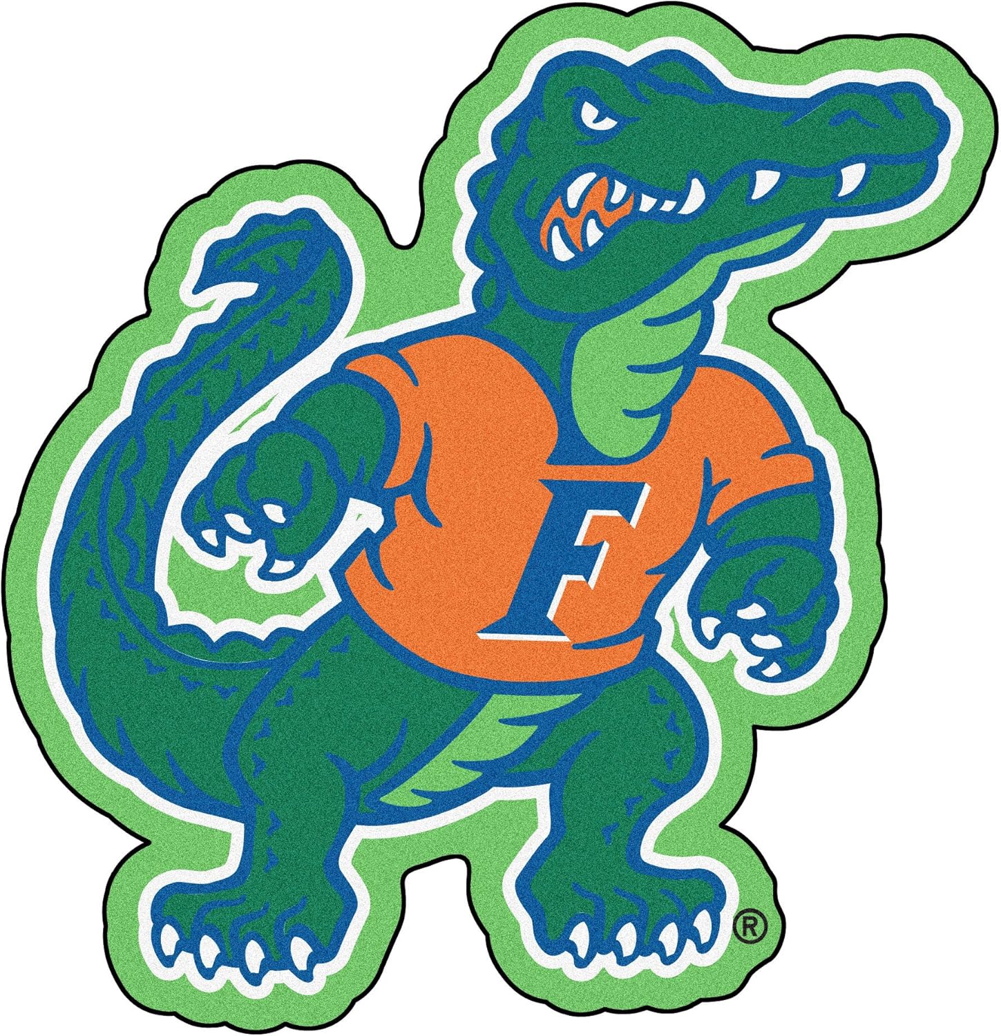 Amazon Com Fanmats Ncaa University Of Florida Gators Nylon Face Mascot Rug Sports Fan Area Rugs Sports Outdoors
