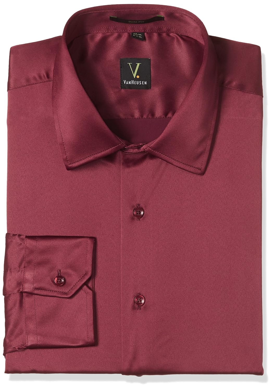 van heusen maroon shirt