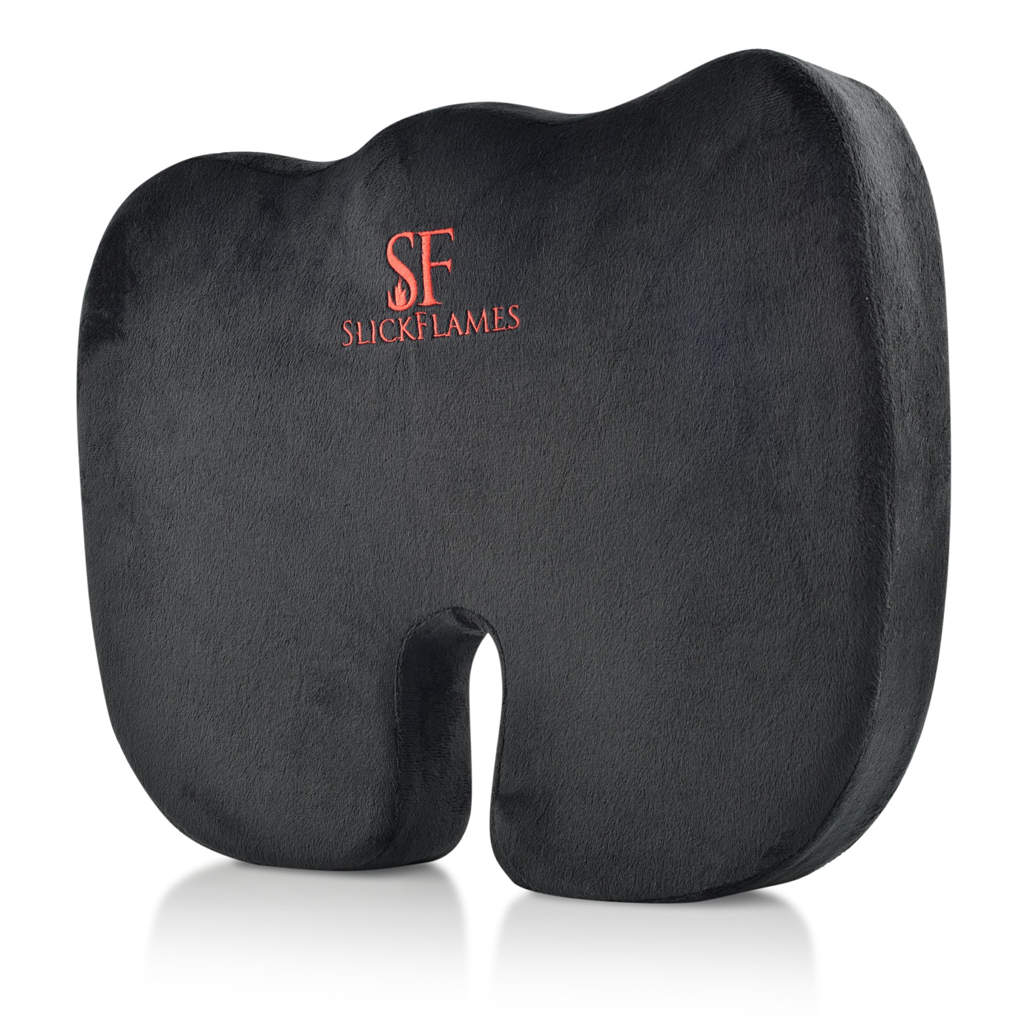 Buy SlickFlames Premuim Coccyx Orthopedic Seat Cushion Design to