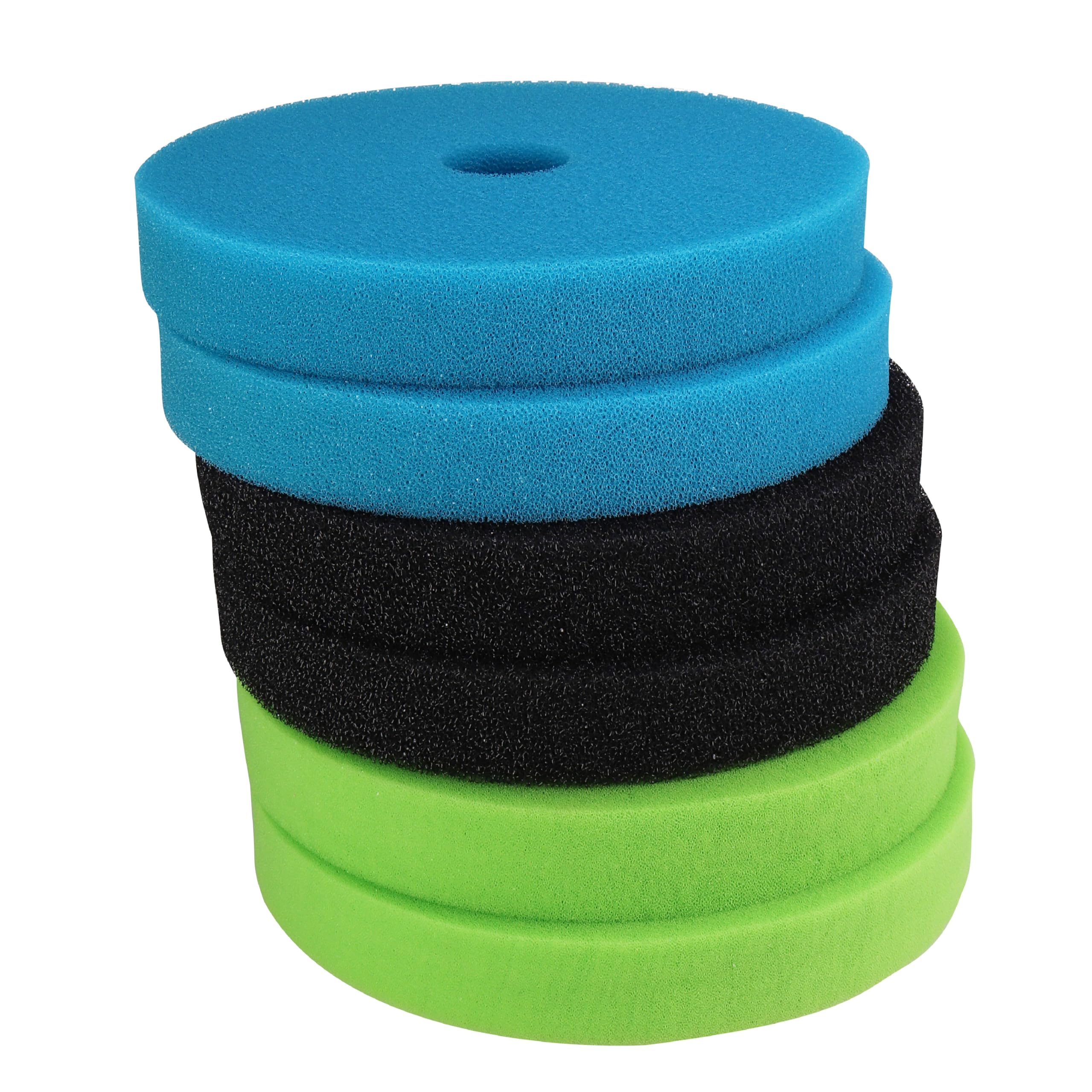 LTWHOME Foam Sponge Filter Set Fits Hozelock Bioforce 9000/18000 Filter (Pack of 2 Sets)