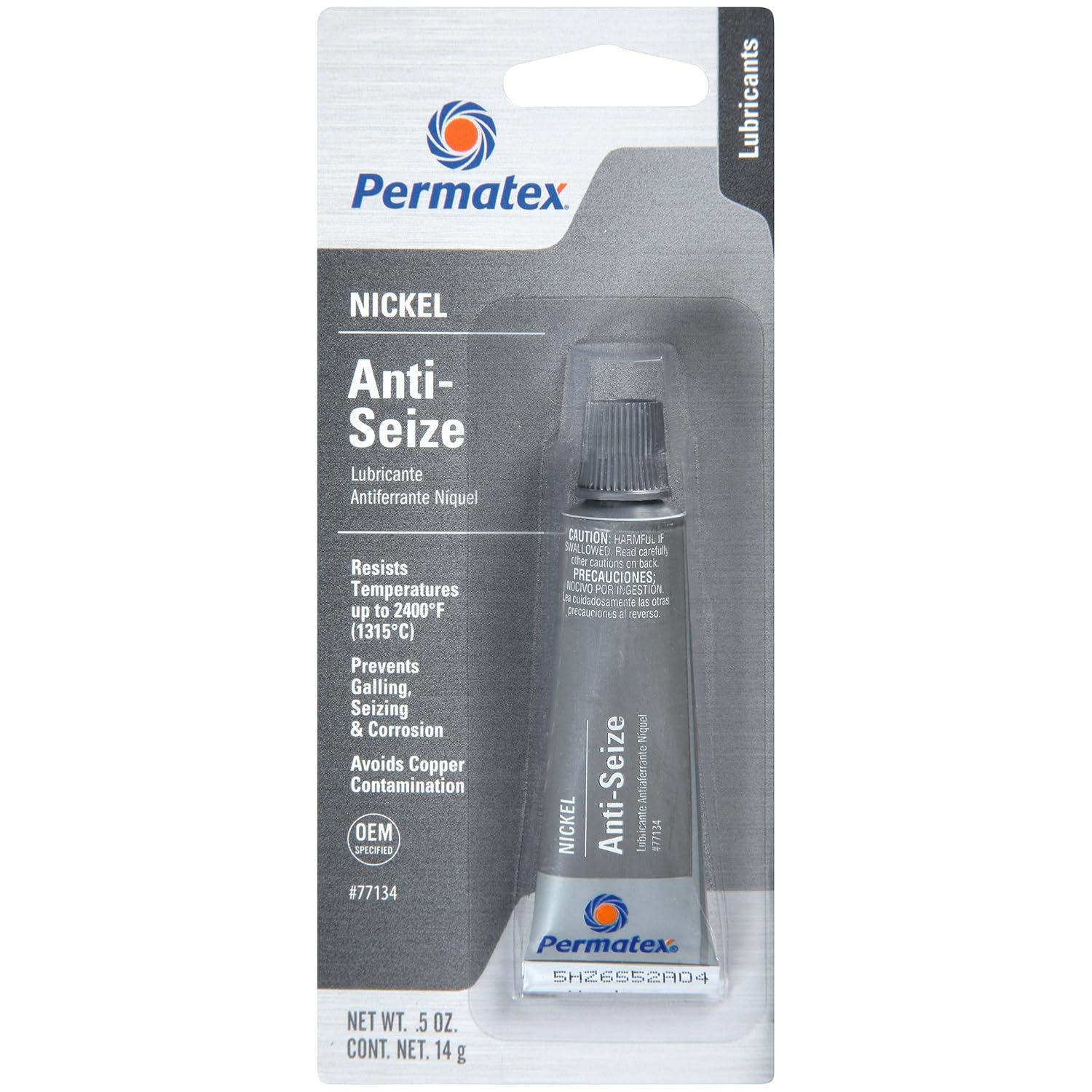 Permatex 77134 Nickel AntiSeize Lubricant, 0.5 oz Tube Amazon.in Car