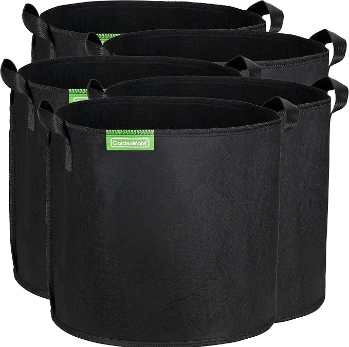 GardenMate 5X 30L Bolsas para Plantas Blackline - Altura 30 cm Ø ...