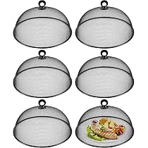 TOUGS Lot de 2 housses alimentaires en maille 43,2 x 43,2 cm - Parapluie pop-up pour extérieur, tentes, fêtes, pique-niques, barbecues, réutilisables et pliables TOUGS Lot de 2 housses alimentaires en maille 43,2 x 43,2 cm - Parapluie pop-up pour extérieur, tentes, fêtes, pique-niques, barbecues, réutilisables et pliables