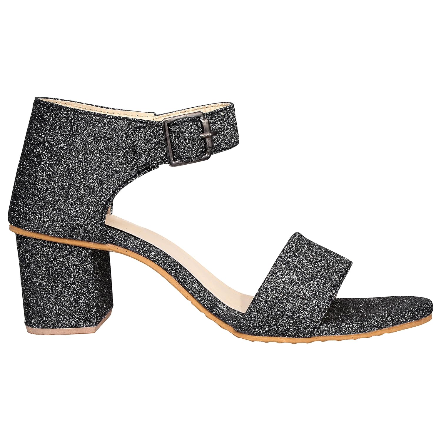 elegandra stylish block kittenn pump heels