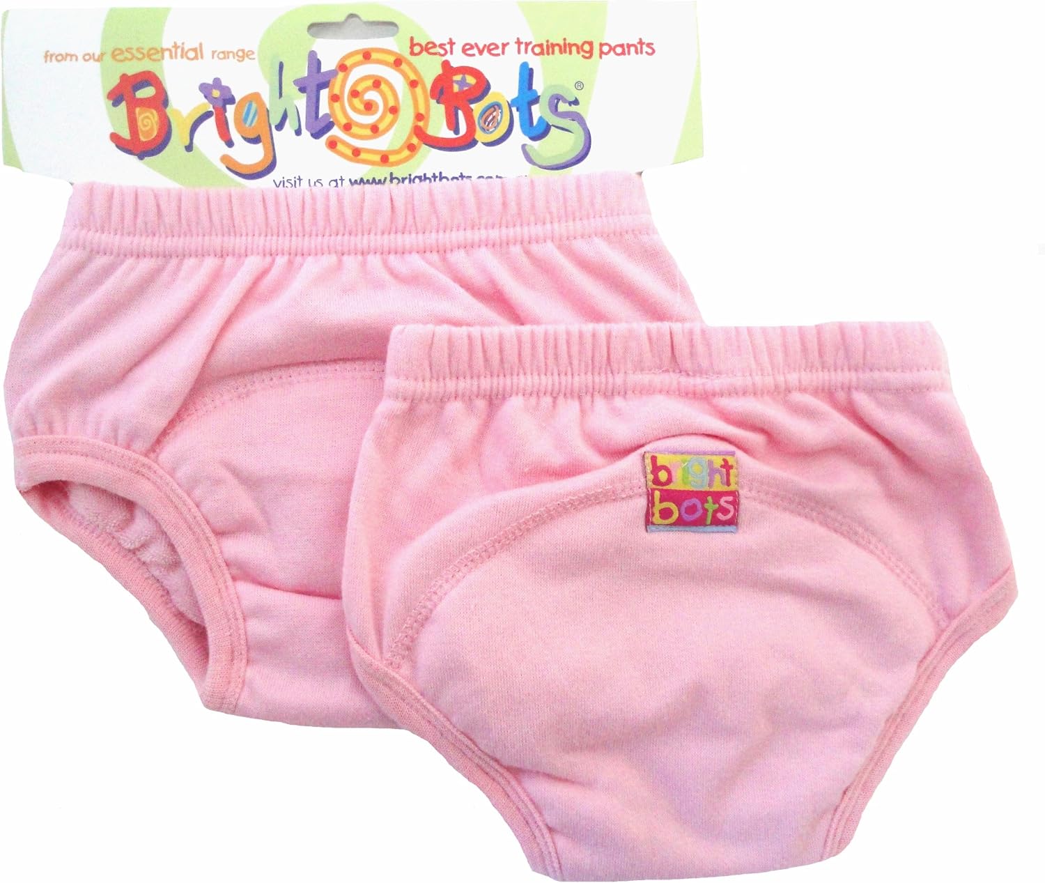 Bright Bots Potty Training Pants Pack of 2 (Pale Pink,