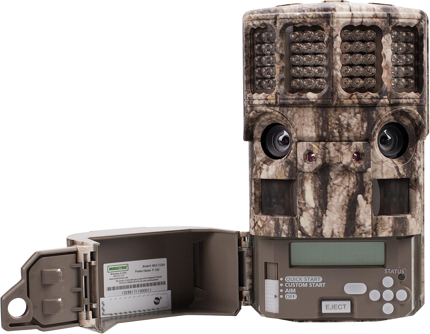 Moultrie P-120i Game Camera | P-Series | 21 MP | 0.5 S Trigger Speed | 1080p Video | Compatible with Moultrie Mobile (sold separately) : Sports & Outdoors