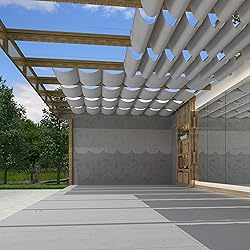 Patio 3'W x 17'L Pergola Canopy Shade Cover