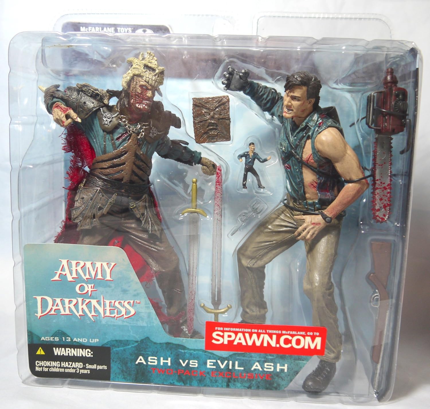 Spawn Army of Darkness Ash vs Evil Ash Two Pack Exclusive Toys & Games
