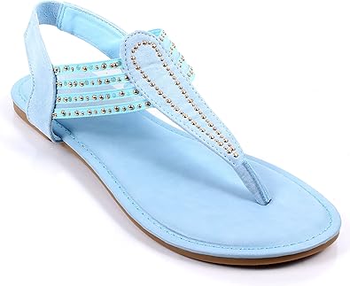 baby blue sandals women's