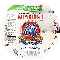 Nishiki Steamed White Rice, 7.4-Ounce (Pack of 6)