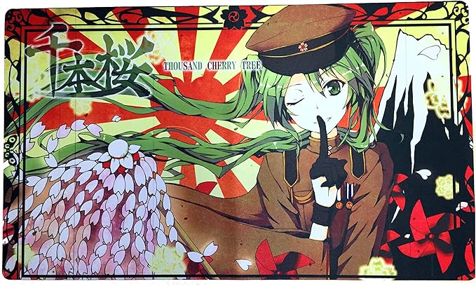 Amazon 初音ミク 千本桜 カードゲーム プレイマット デスクマット ラバーマット ボーカロイド Vocaloid Project Diva グッズ A アニメ 萌えグッズ 通販