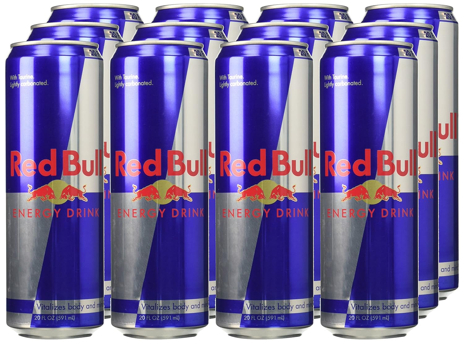 Red bull Energy drink metal 20oz (611269133448)