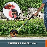 WORX WG163E.9 20V Cordless Grass Trimmer 30cm Tool Only No Battery view 3