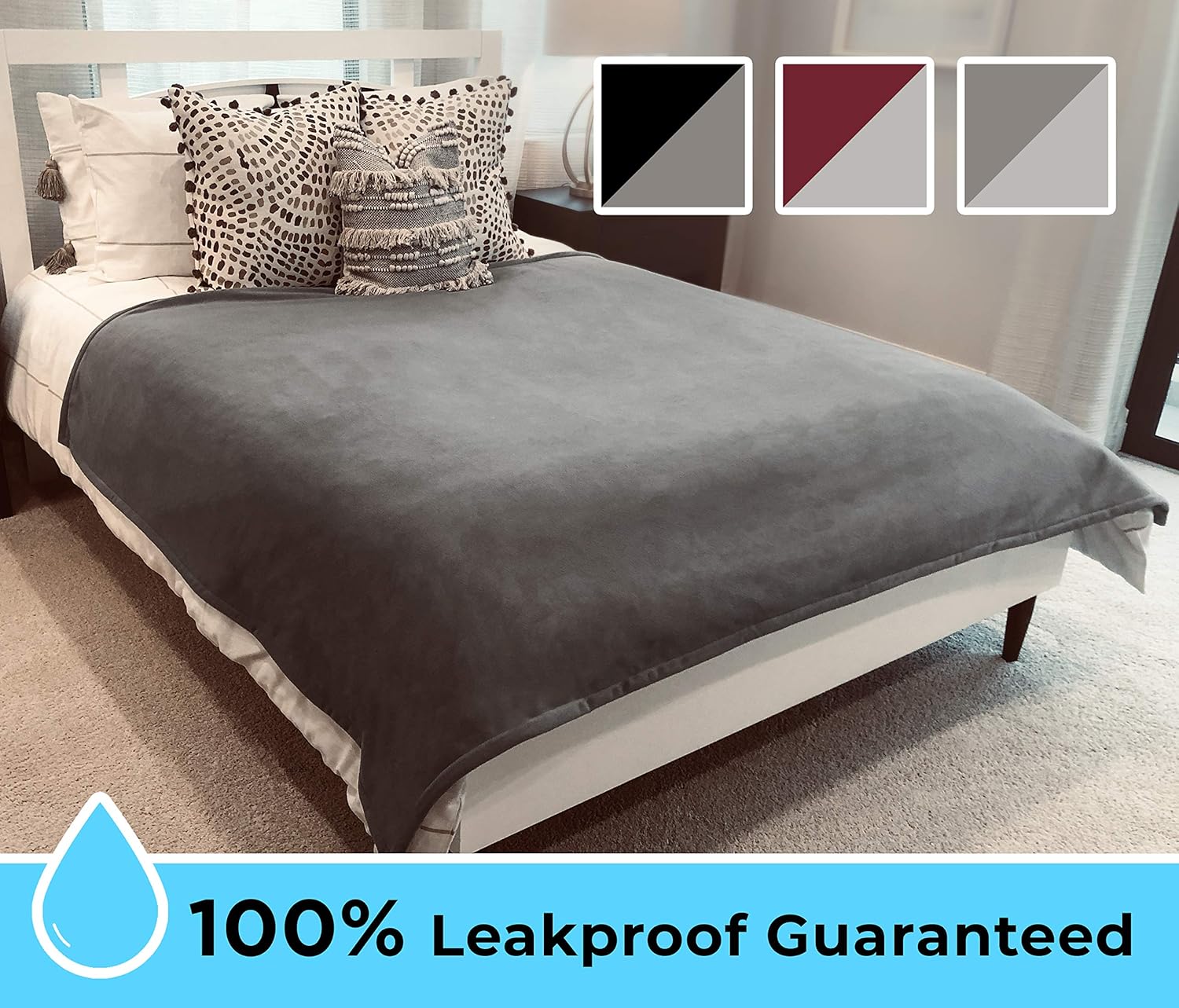 Waterproof Blanket 100 LeakProof Top Luxury Cover Passion, People
