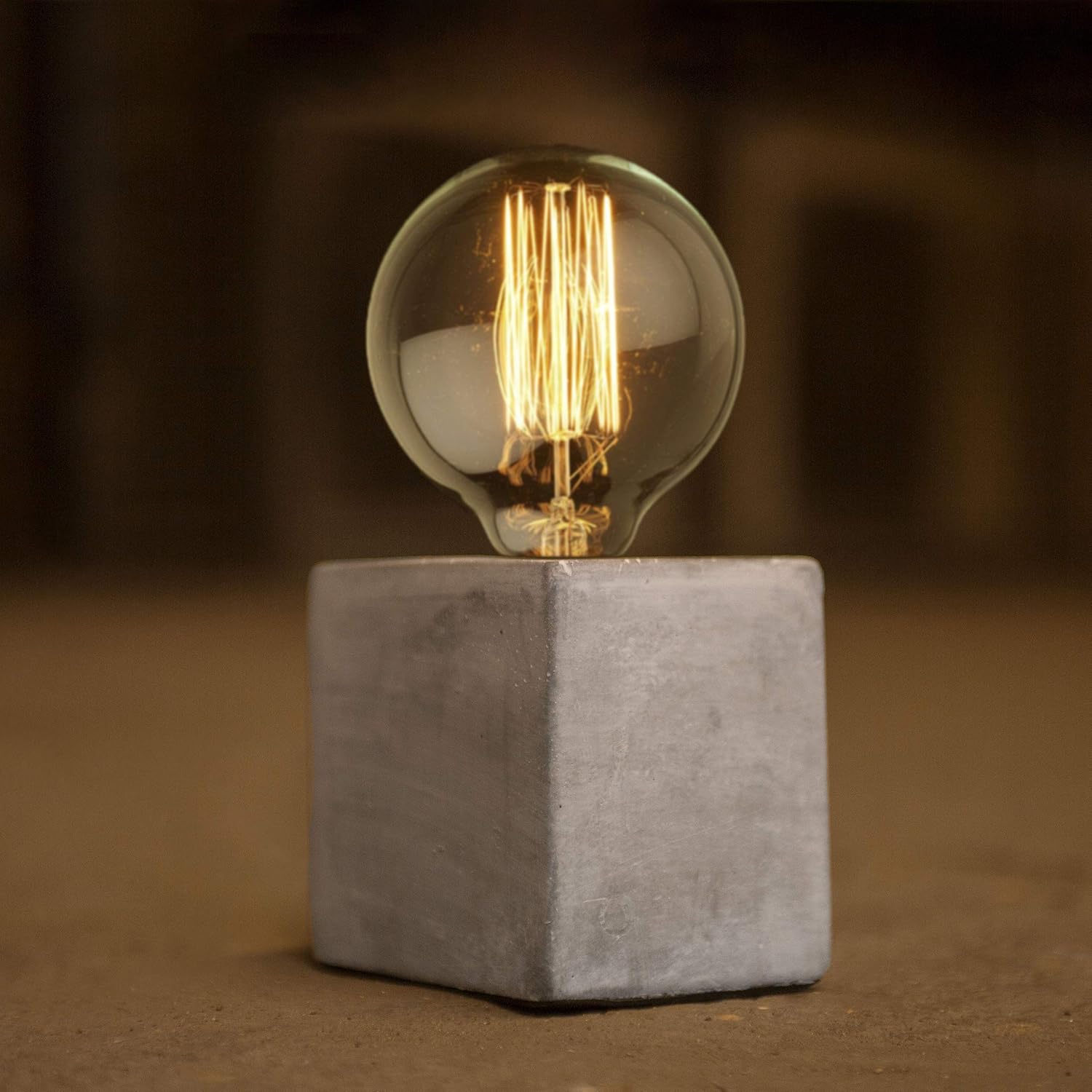 concrete bedside lamps