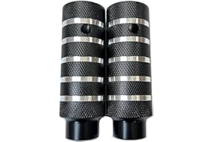 SZWEDI BMX Pegs 2PCS Aluminum Alloy for BMX Stunt Pegs BMX Accessories Anti-Skid Bicycle Pegs Fit 3/8 inch Axles 110x38mm