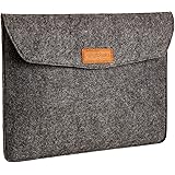 AmazonBasics 13 Inch Felt Macbook Laptop Sleeve Case - Charcoal