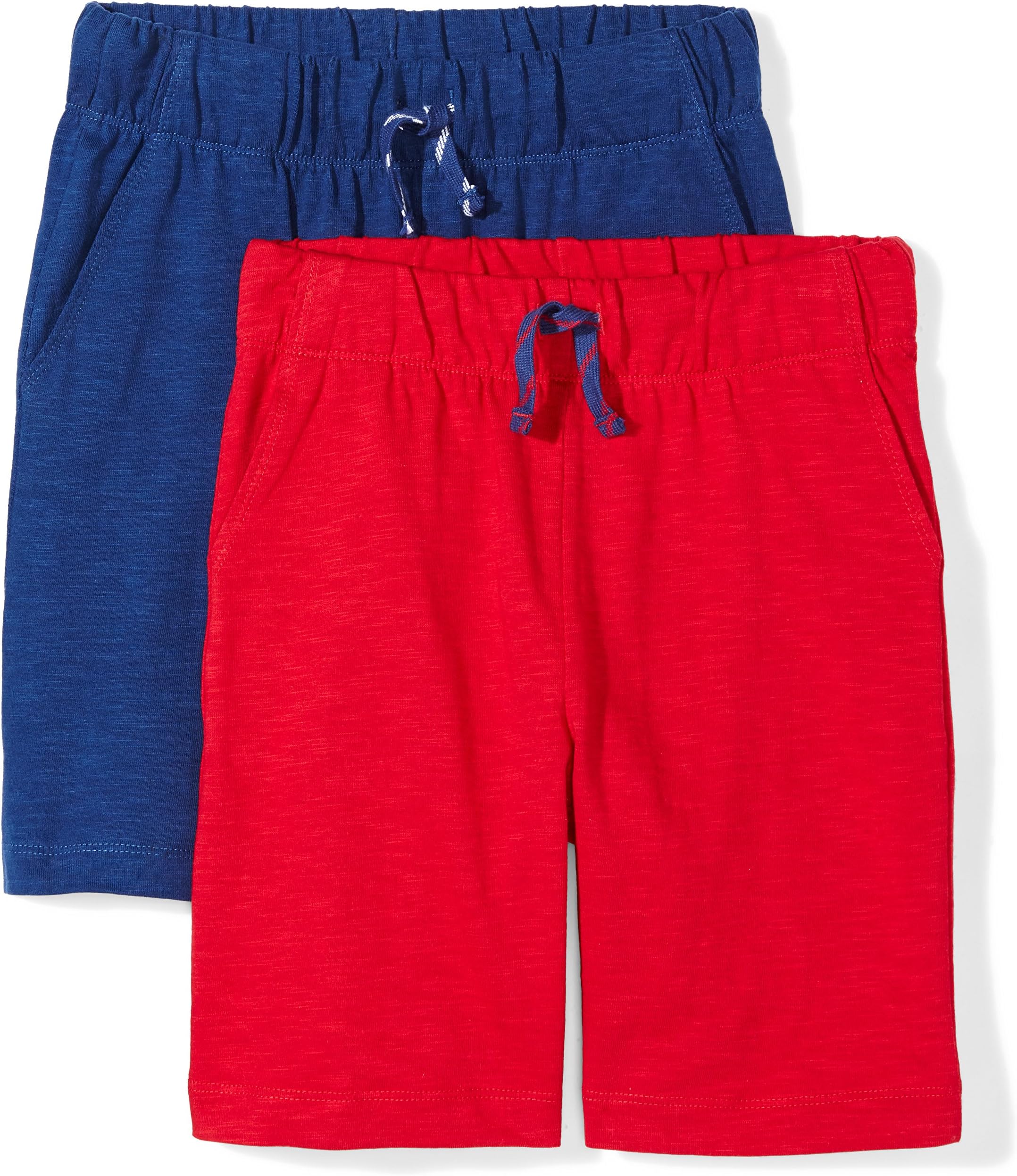 Amazon EssentialsBoys and Toddlers' Knit Jersey Play Shorts (Previously Spotted Zebra), Multipacks